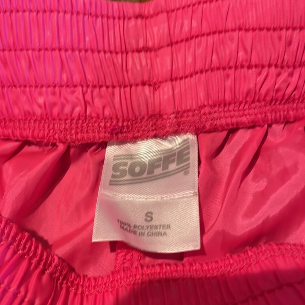 Soffe,size S Junior, pink on pink zebra short - Picture 3 of 4